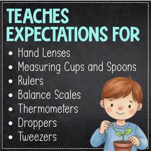 Learning How to Use Science Tools: Slideshow/Science Notebook Recording Sheets