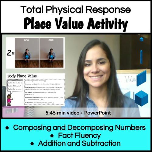 Preview of Body Place Value- Total Physical Response Activities