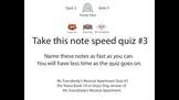 Mr. Everybody's Speed Quiz 3 (treble clef)