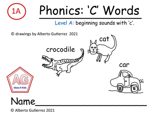 Preview of Video: Phonics "C" Words #1A video