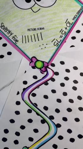 Spring Kite Math Place Value Craft