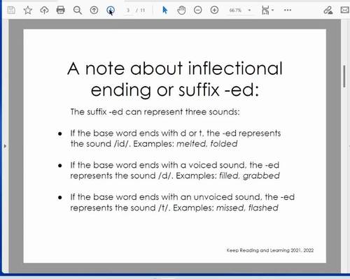 3 Sounds of Suffix ed Word Sorts and Word Lists Digital and Printable