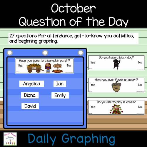 October question of the day 27 graphing questions for prek kindergarten