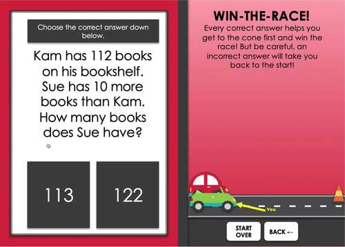 Adding 10 More & 100 More Boom Cards Addition Game by 3rd Grade Engaged