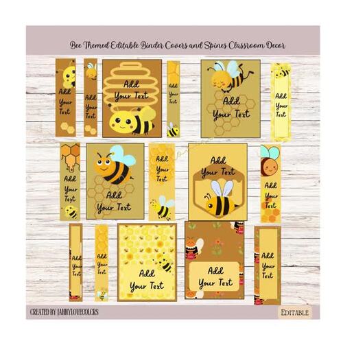 BEE Classroom Decor Bundle Editable Bulletin Board & Classroom Organization