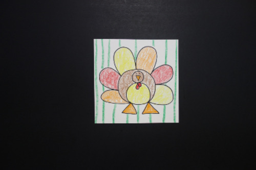 Preview of Let's Draw Turkey Circles!  (Shapes-Colors-Patterns)