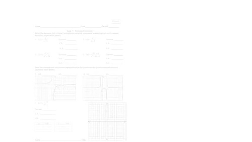 Rational Functions & Variation - 3 quizzes, 2 reviews & 5 tests | TPT