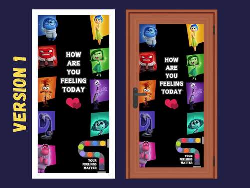Inside Out 2 Classroom Door Decoration | Back to School Bulletin 