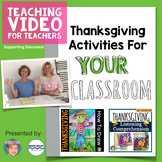 FREE Thanksgiving Activities to support LISTENING COMPREHENSION