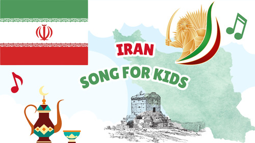 Preview of Iran Song for Kids | Learn About Iran | Middle East Geography Music Video + LCs