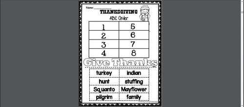 Thanksgiving Worksheets and Activities by Teaching Second Grade | TpT