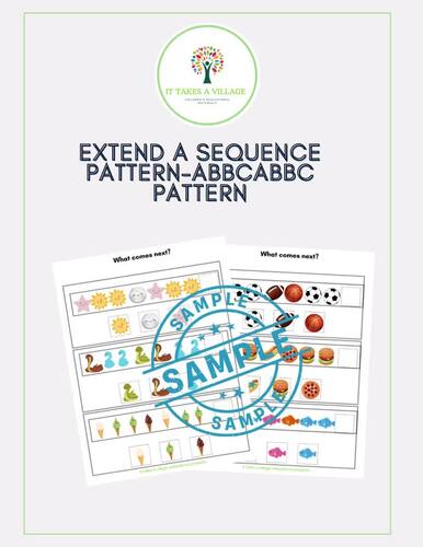 Sequencing-extend an ABBCABBC sequence pattern-compatible with ABLLS-R B22)