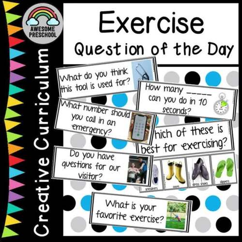Exercise - QUESTIONS OF THE DAY (Creative Curriculum®) by Awesome Preschool