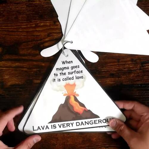 About Volcanoes Flipbook by mommyblunder | TPT