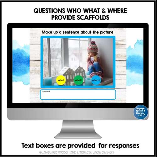 Google Classroom Distance Learning | Expanding Sentences | Winter