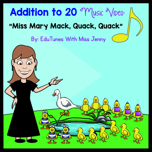 Preview of Addition Within 20: "Miss Mary Mack" Music Video, Lyrics & Activity