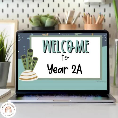 Google Slides & PowerPoint Daily Morning Agenda Template | Cute Sea ...