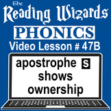 Phonics Video/Easel Lesson - Apostrophe S Shows Ownership 