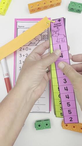 Addition Fact Fluency Sums Within 5 | Pre-K & Kindergarten Math Fact ...