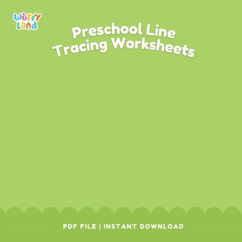 Preschool Line Tracing Worksheets 20 Pages Printable PDF Early