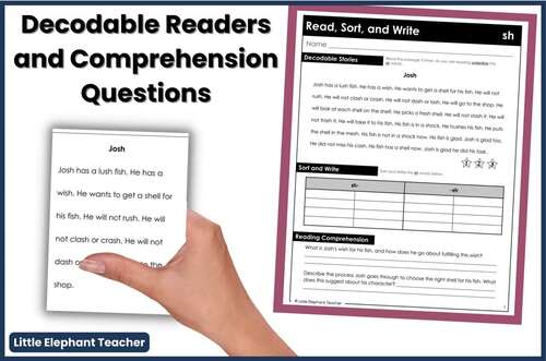 Digraphs ck /k/ Decodable Readers Passages Reading Comprehension ...