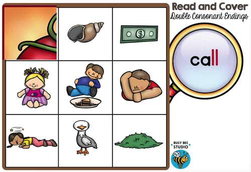 DOUBLE FINAL CONSONANT ENDING LL GAME | PHONICS BOOM CARDS FLOSS RULE ...