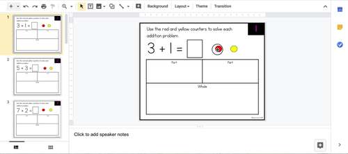 Addition to 10 Part-Part-Whole Task Cards for Distance Learning | TPT