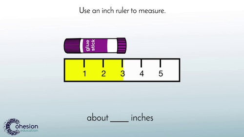 Preview of Measure Length to the Nearest Inch