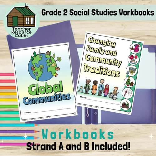 Grade 2 Ontario Social Studies Workbook Bundle by Teacher Resource Cabin