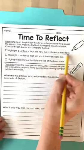 Growth Mindset Lesson Activities Coloring Page Reading Comprehension ...