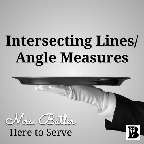 Preview of Intersecting Lines and Angle Measures Practice Video