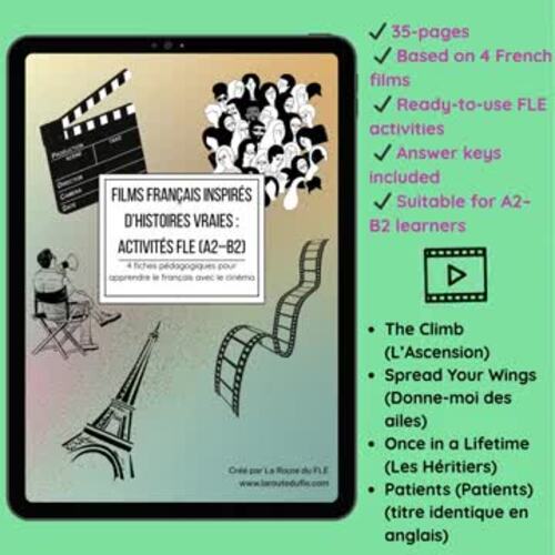 French Films/ Movies Based on True Stories – FLE Lesson Plan & Activities