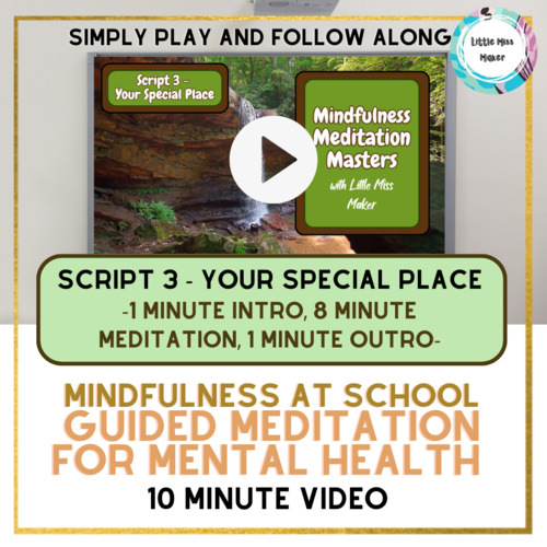 Preview of Guided Mindfulness Meditation Video 3 - Mental Health, Wellbeing, Calming