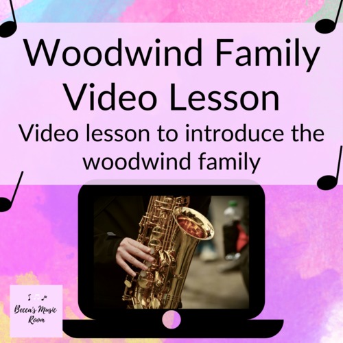 Preview of Woodwind Instruments of the Orchestra Video Lesson for Distance Learning