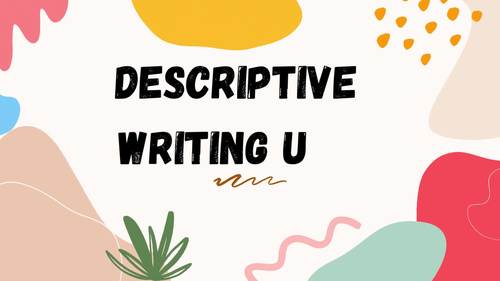 A Descriptive Paragraph Example by Sarah's Writing Spot | TPT