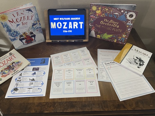 Preview of Mozart Lesson plan