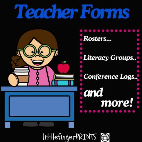 TEACHER FORMS by Little Finger Prints | TPT