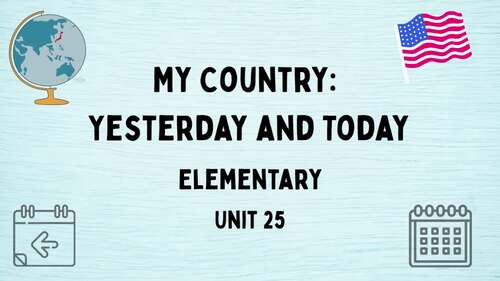 Preview of Unit 25 Elementary Vocabulary Video | Engaging Lyrics & Graphics