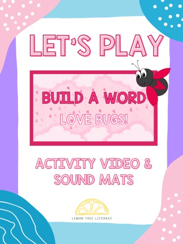 Preview of NO PREP Build A Word: Love Bugs
