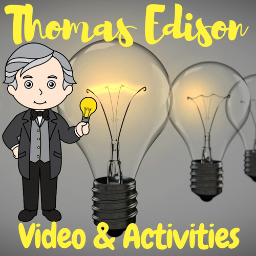 Preview of Thomas Edison MINI Video + Activities Kit!