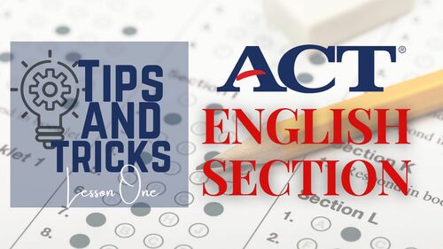 Preview of ACT Prep: English Section - Video Lesson One: Short & Simple!
