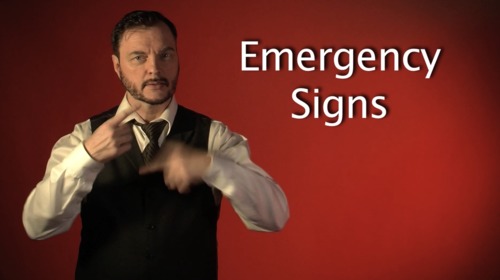 Preview of E19: ASL Vocabulary - Emergency, Disaster and Medical - Sign With Robert