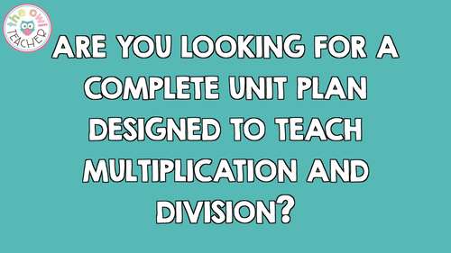 Multiplication and Division Activities | Worksheets | Lessons ...