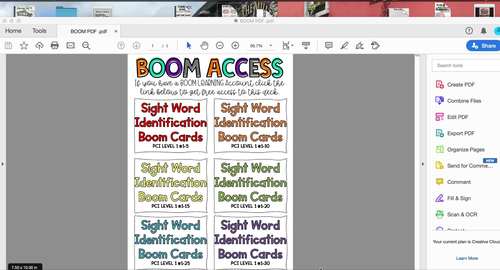 Sight Word BOOM CARDS for Distance Learning by Superheroes In SPED