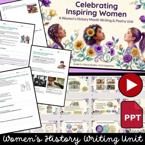 Women’s History Month Writing Prompts & Poetry Essay | Opinion Narrative
