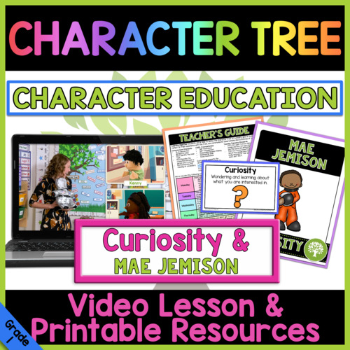 Preview of Curiosity & Mae Jemison | Character Education Video Lesson