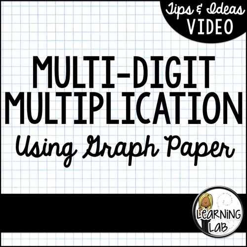 Preview of Multi-Digit Multiplication (with and without decimals) with Graph Paper