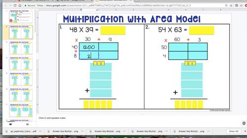 Multiplication Methods - Area Model - Lattice Multiplication - Standard