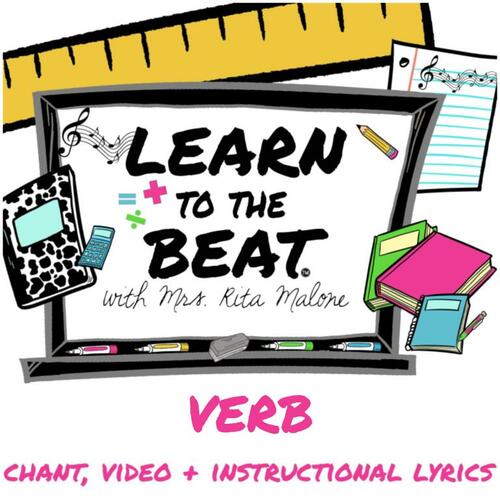 Preview of Verb Chant Lyrics & Video by Learn to the Beat with Rita Malone