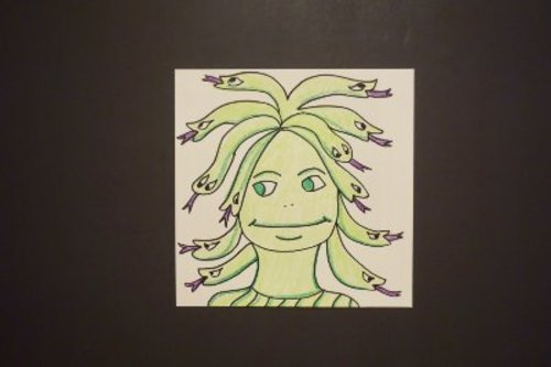 Preview of Let's Draw Medusa! (Greek Mythology)